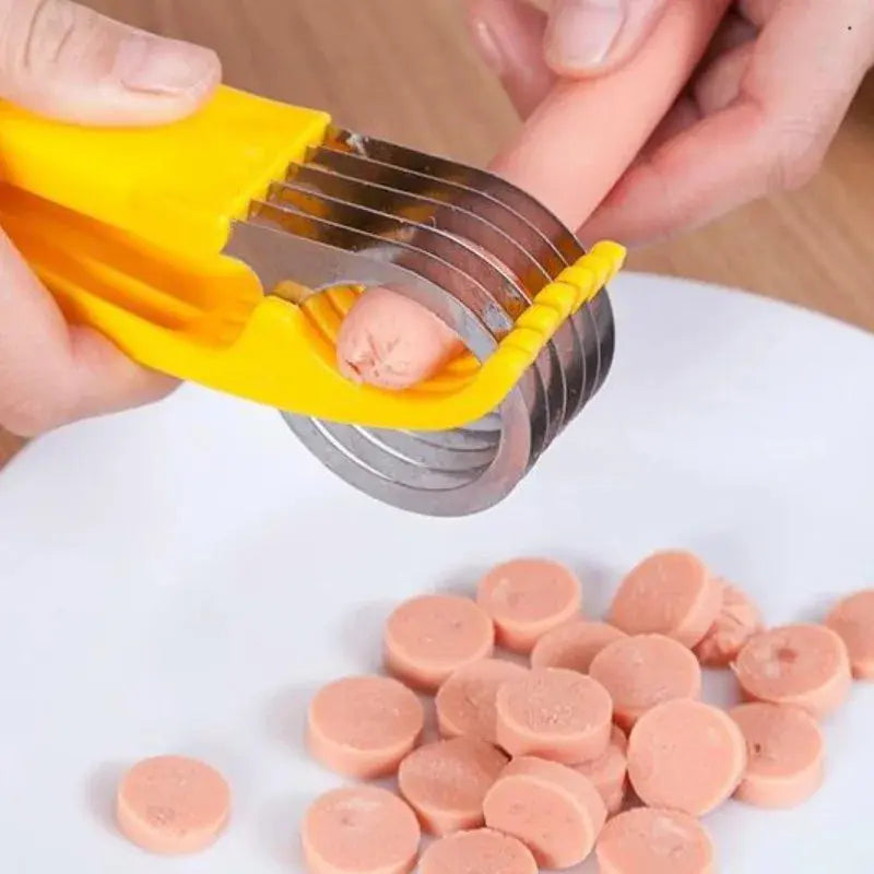 Banana & Sausage Slicer – Multi-Blade Cutter
