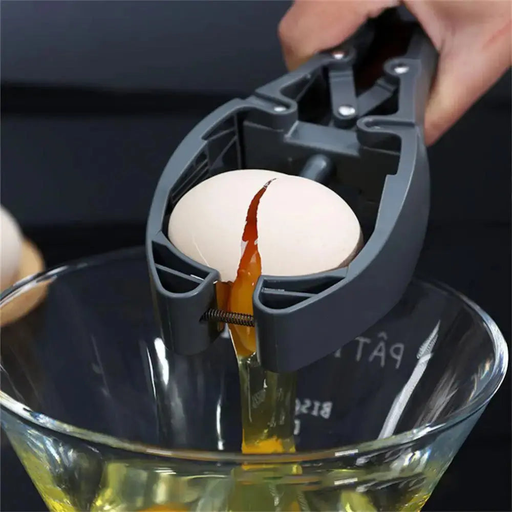 One-Handed Egg Opener – Egg Cracker & Separator