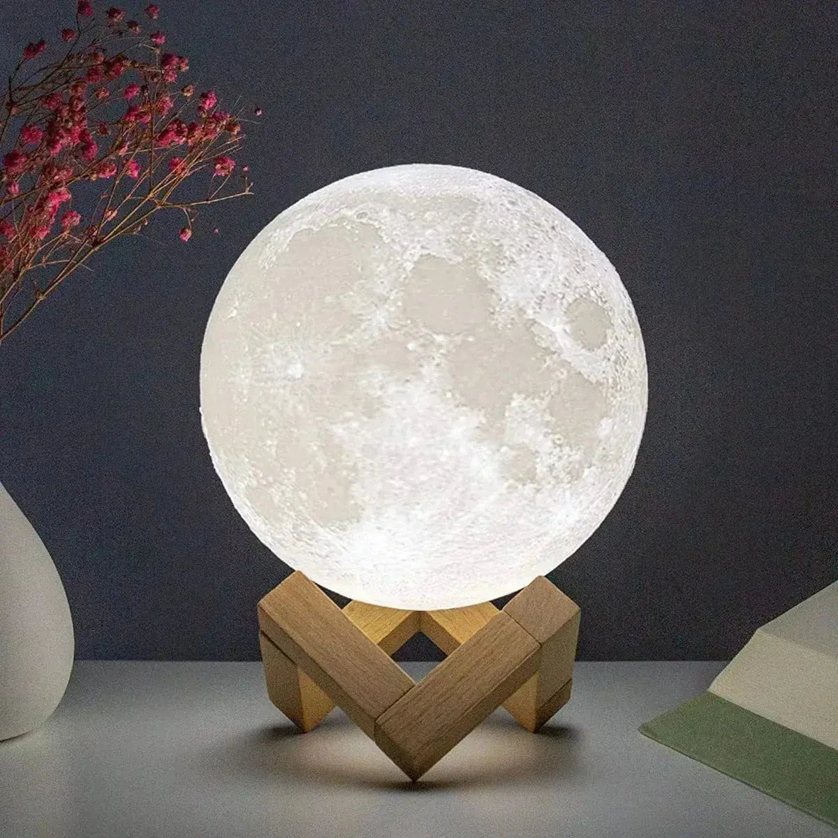 Lamp LED Night Light Battery Powered With Stand Starry Lamp Bedroom Decor