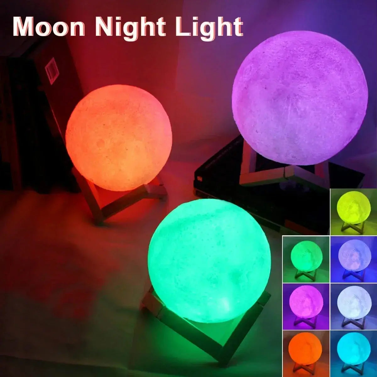 Starry Sky LED Night Light with Stand – view 3