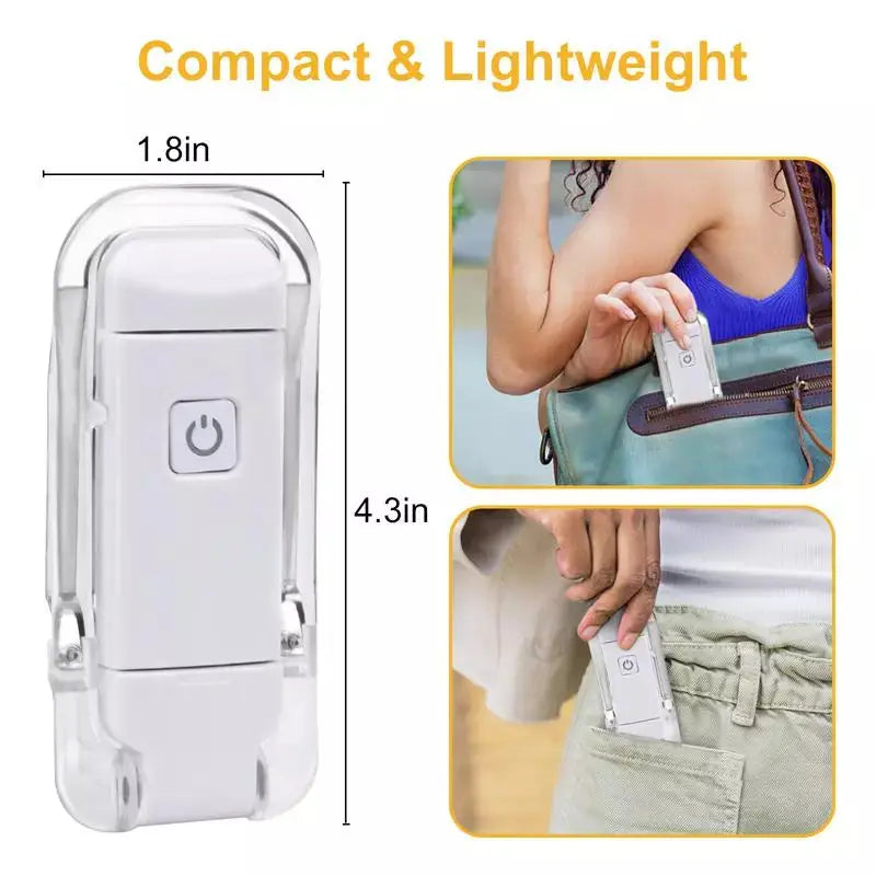Rechargeable Clip-On Book Light for Reading – view 4