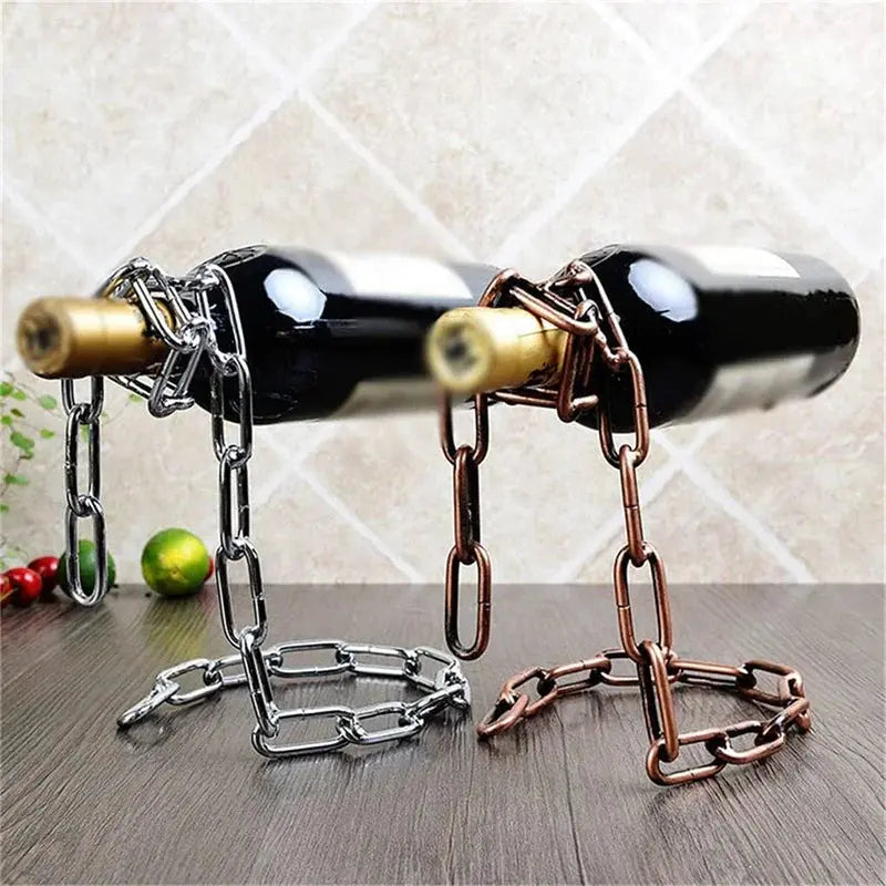 Floating Chain Wine Bottle Holder