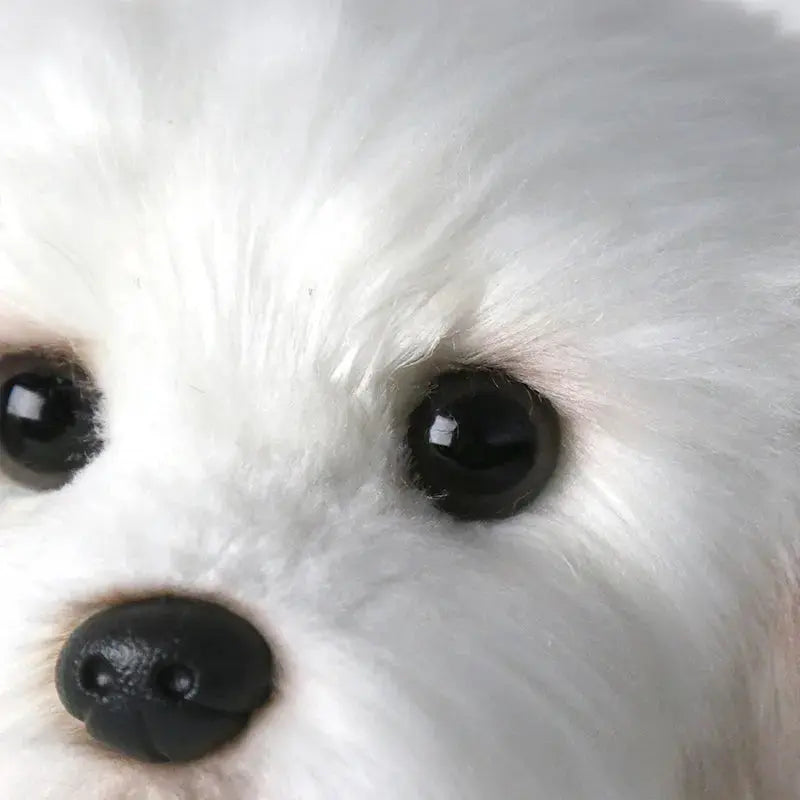 Maltese Puppy Plush Toy – Realistic Stuffed Dog – view 3