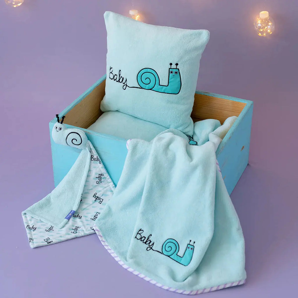 Milk&Moo Sangaloz Baby Blanket, Pillow & Lovey Set – view 2