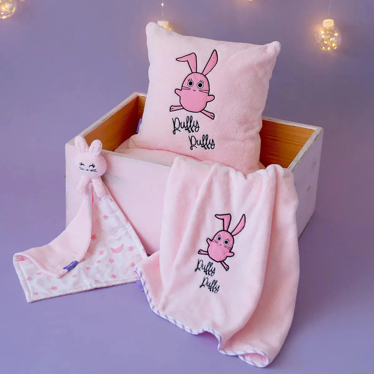 Milk&Moo Chancin Baby Blanket, Pillow & Lovey Set – view 2