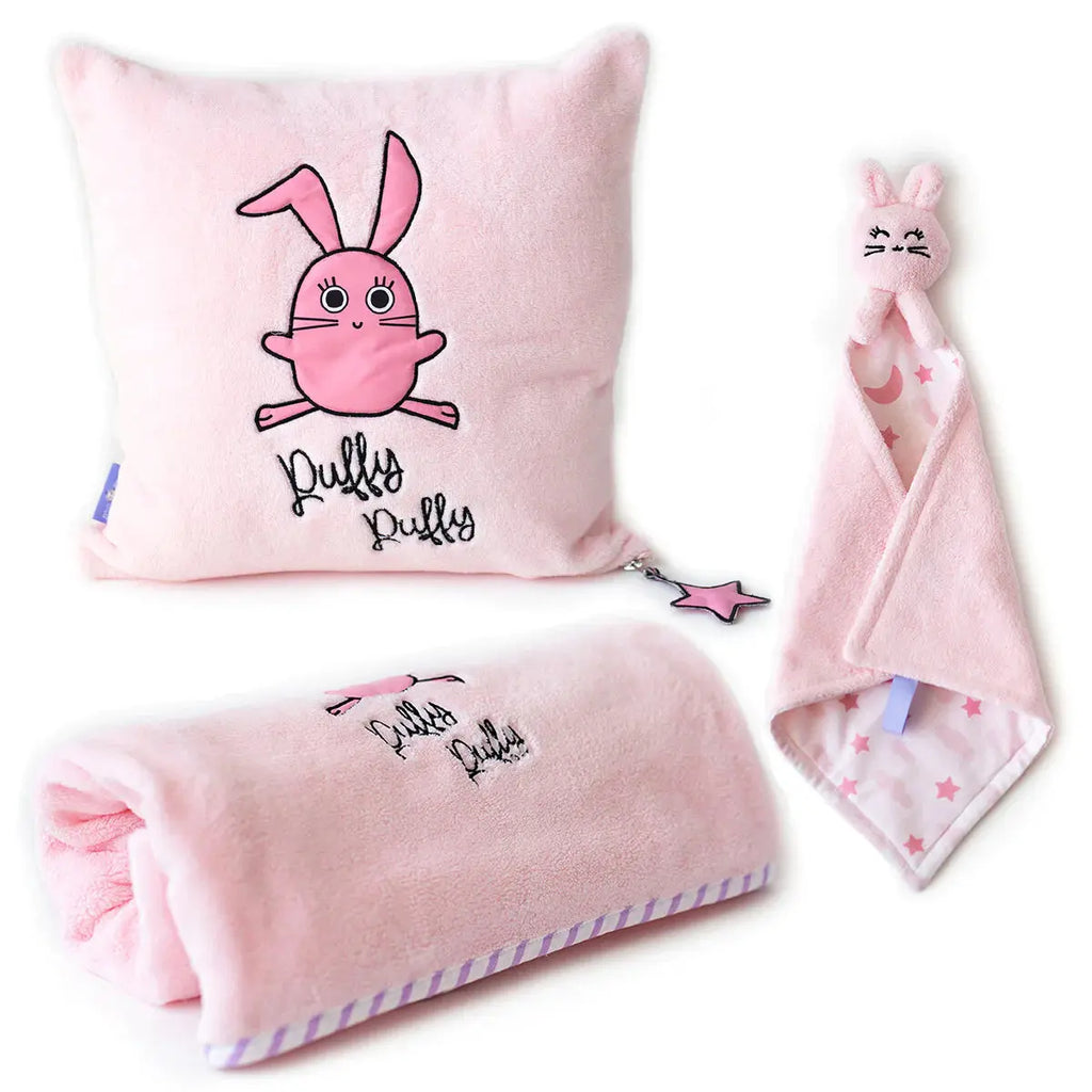 Milk&Moo Chancin Baby Blanket, Pillow & Lovey Set