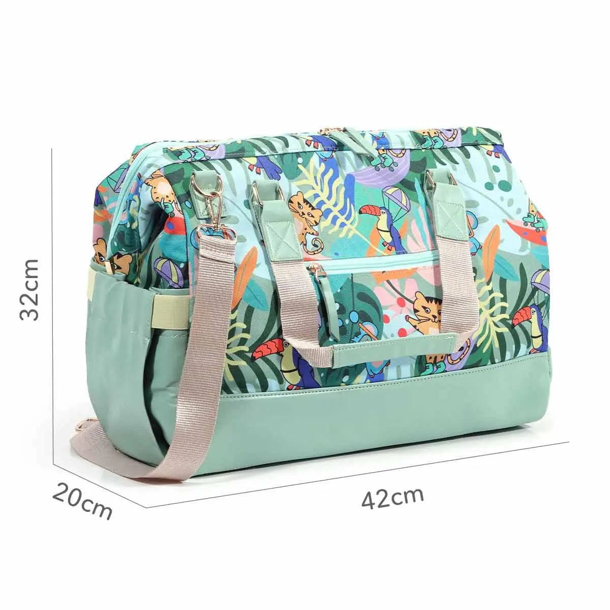 Milk&Moo Diaper Bag – Jungle Friends Design – view 4