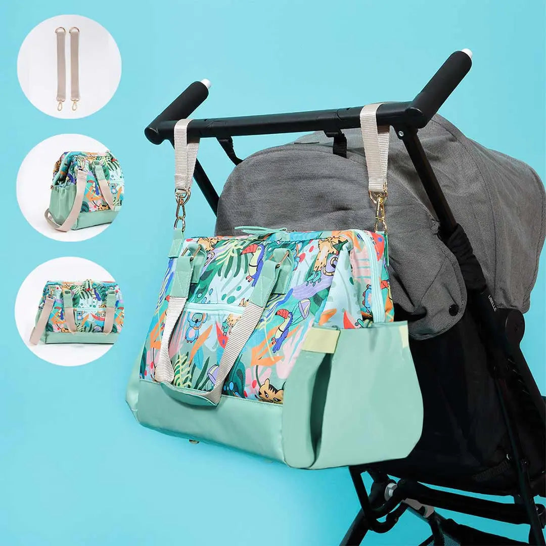 Milk&Moo Diaper Bag – Jungle Friends Design