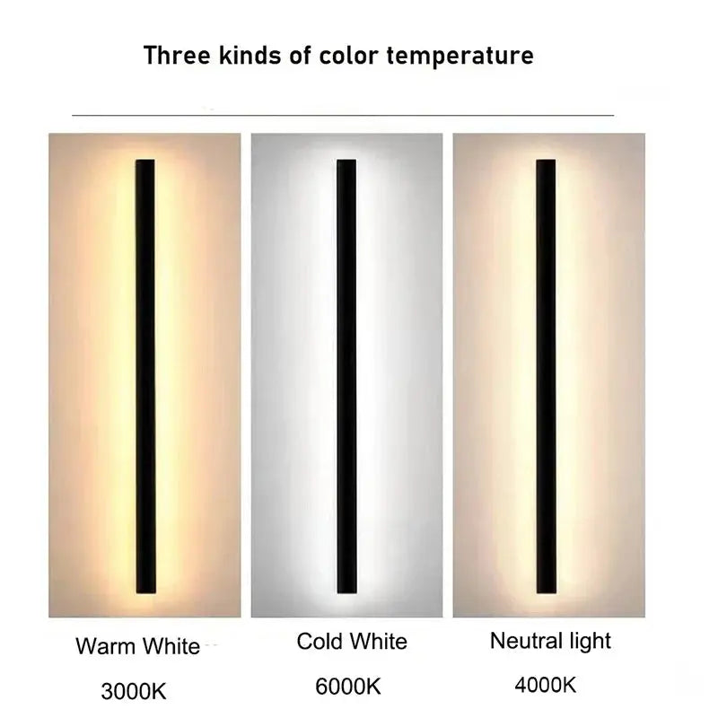 Modern LED Outdoor Wall Light – Rainproof
