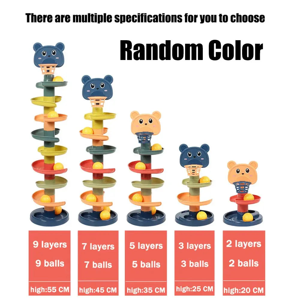 Montessori Rolling Ball Tower for Babies