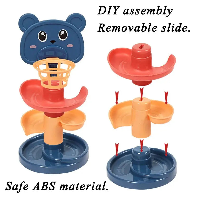 Montessori Rolling Ball Tower for Babies – view 4