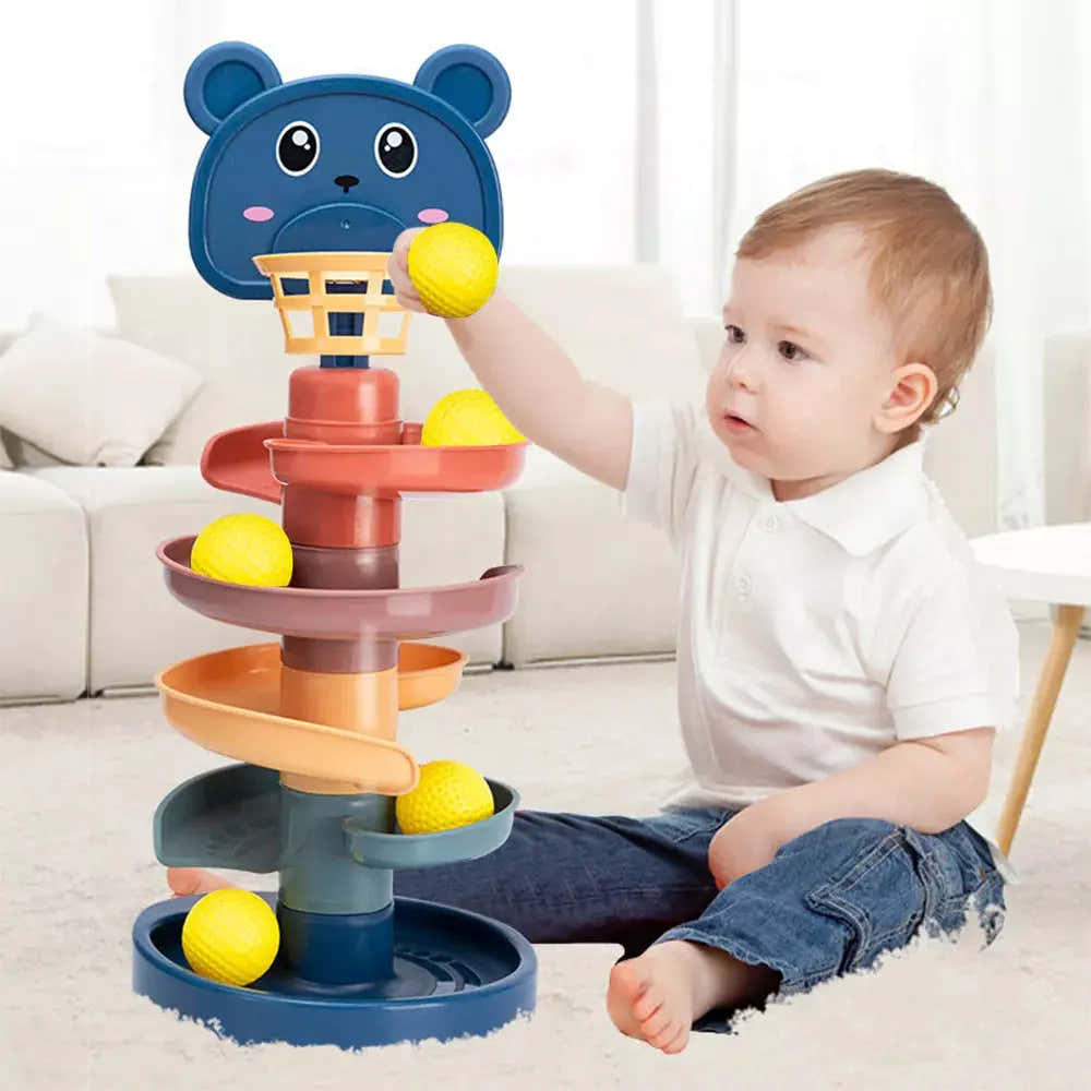 Montessori Rolling Ball Tower for Babies