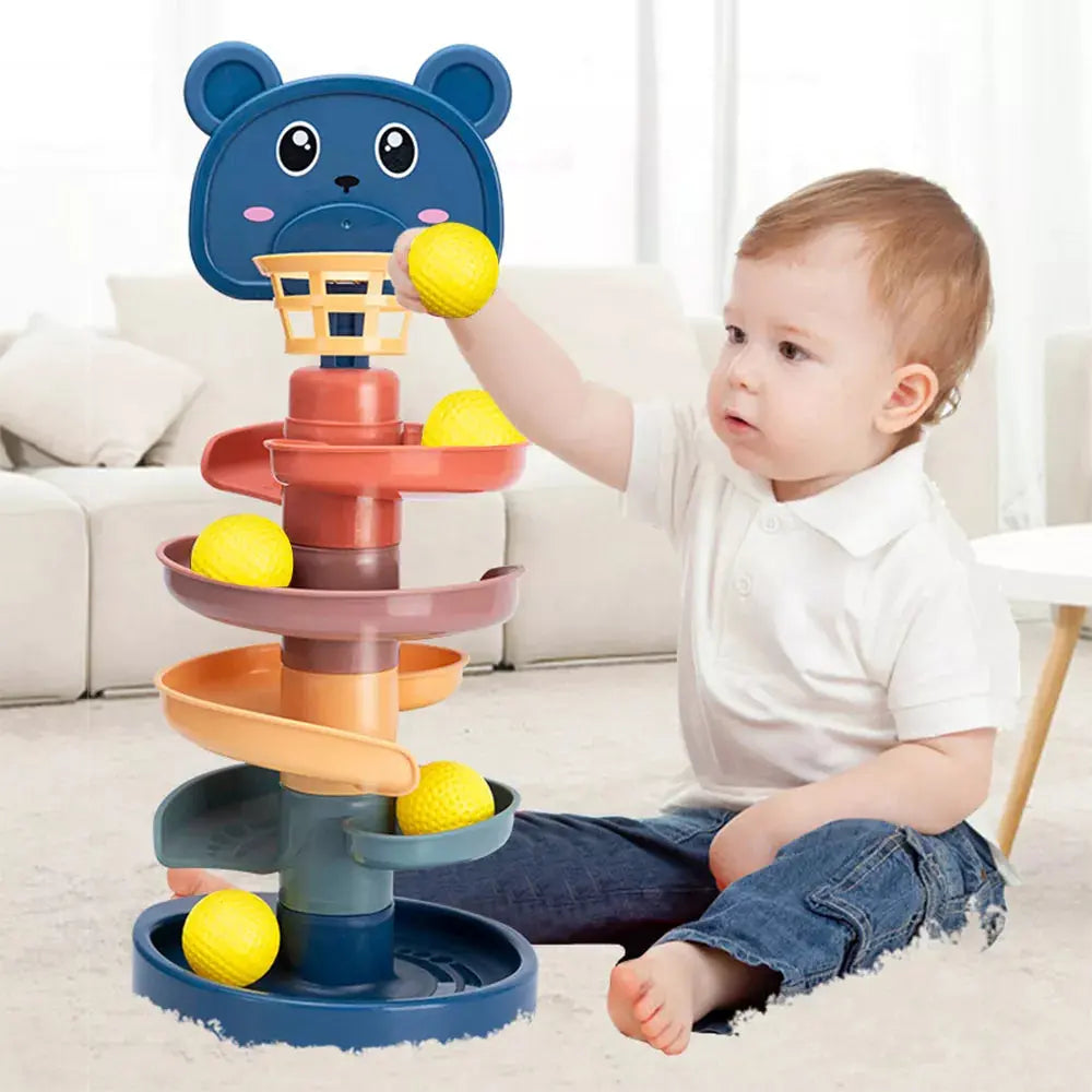 Montessori Rolling Ball Tower for Babies
