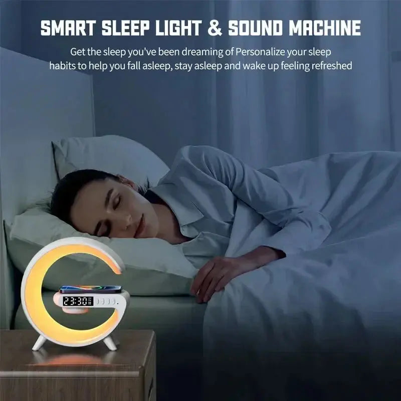 3-in-1 Wireless Charger with Speaker & RGB Light – view 2