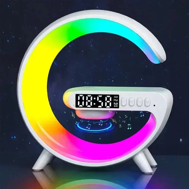 3-in-1 Wireless Charger with Speaker & RGB Light