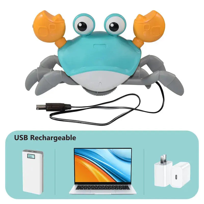 Musical Crab Toy – Crawling Fun
