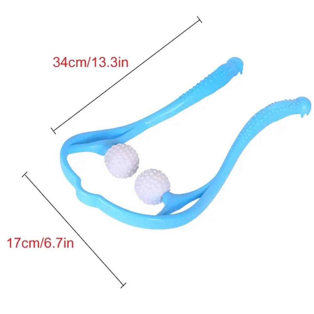 Neck Massager Roller Handheld Massager with 6 Balls Massage Point 