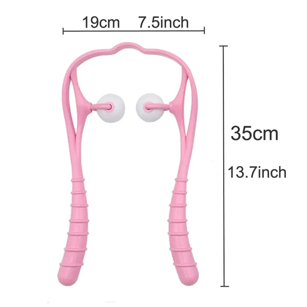 Neck Massager Roller Handheld Massager with 6 Balls Massage Point 