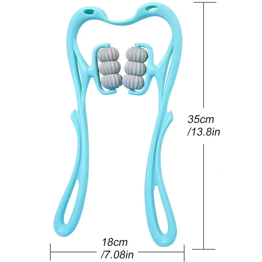 Neck Massager Roller Handheld Massager with 6 Balls Massage Point 
