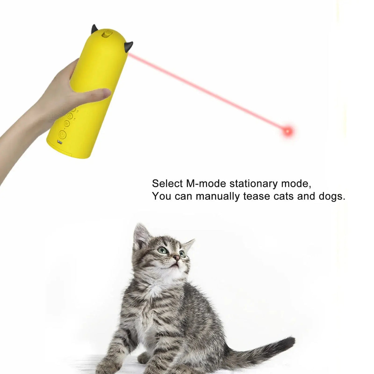 New Laser Cat Play Toy Cat Tickler Pet Toys Infrared Intelligent Automatic Self Hi Cat and Dog Toys Usb Rechargeable