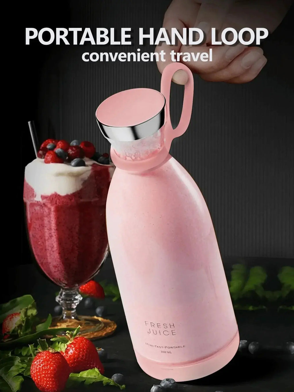 New Reup Portable Blender 350ml Mini Portable Blender Smoothies FRESH JUICE