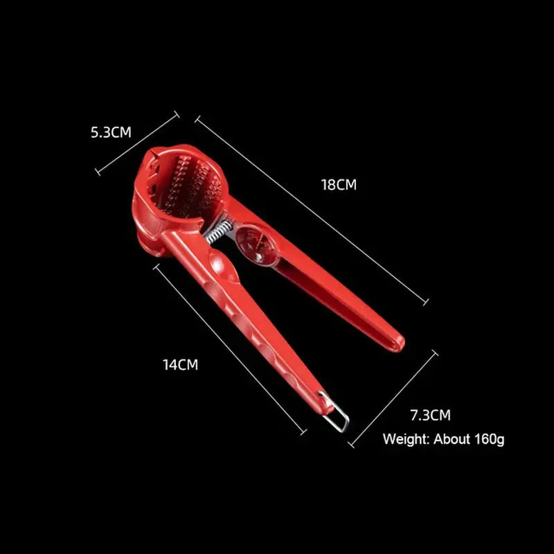 Nut Cracker Quick Stainless Steel Clip Metal Cutter Gadgets Walnut Pliers Kitchen Accessories Nut Opener 2 in 1 Portable