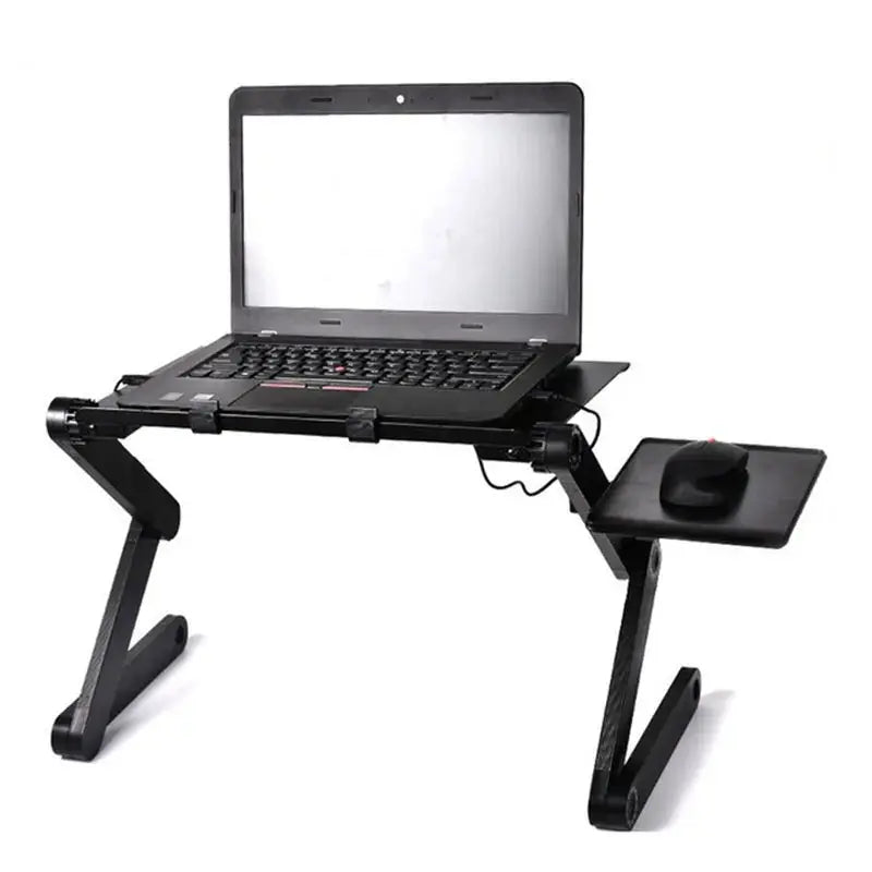 Adjustable Foldable Laptop Stand with Cooling Fan – view 3
