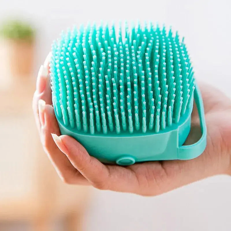 Silicone Pet Bath Brush – Shampoo Dispenser – view 4