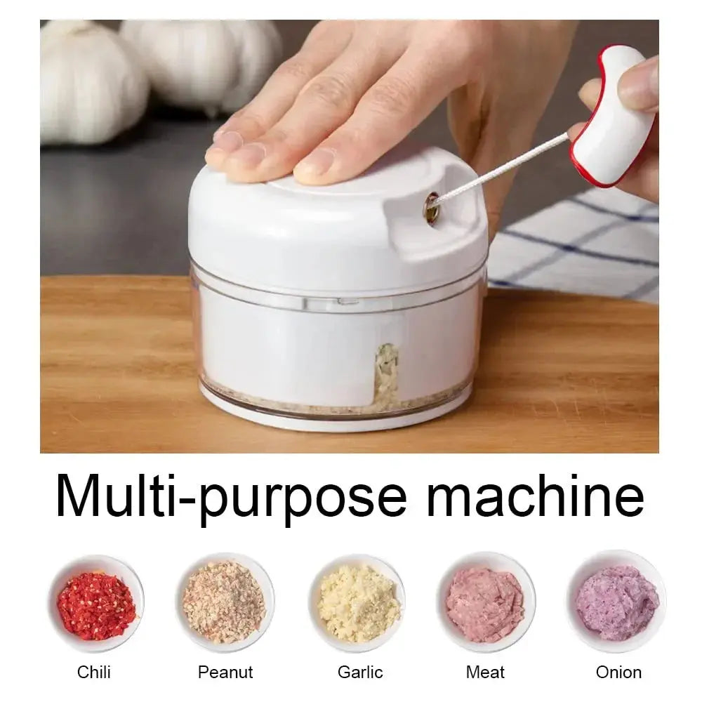 Portable Hand Pull Garlic Grinder