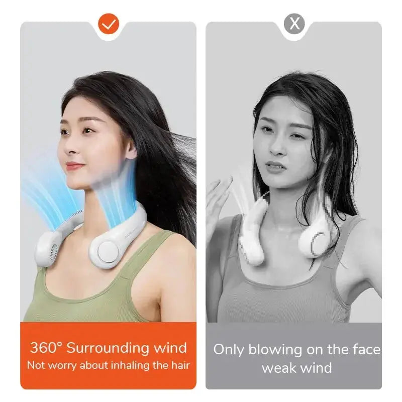 Portable Neck Fan – Bladeless & Rechargeable – view 4