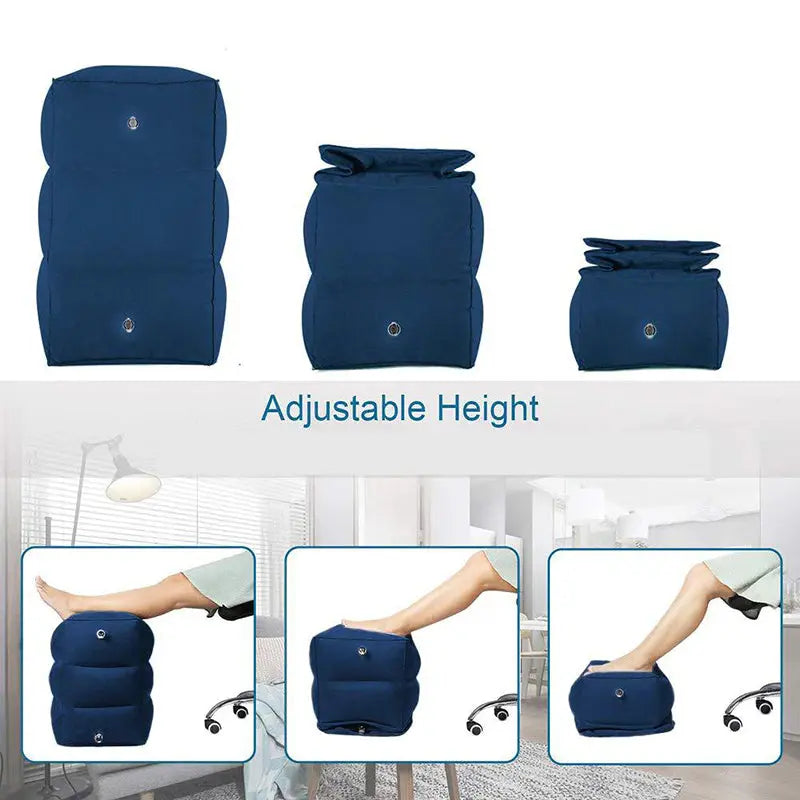Kids Inflatable Travel Footrest for Flights – view 2