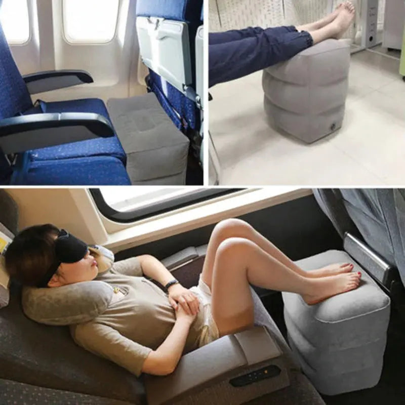 Kids Inflatable Travel Footrest for Flights