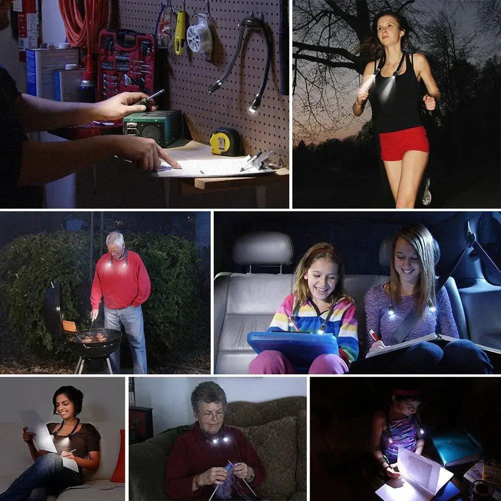 Rechargeable LED Neck Reading Light – view 3