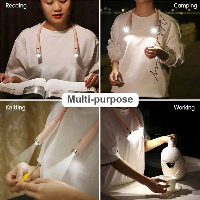 Rechargeable LED Neck Reading Light – view 2