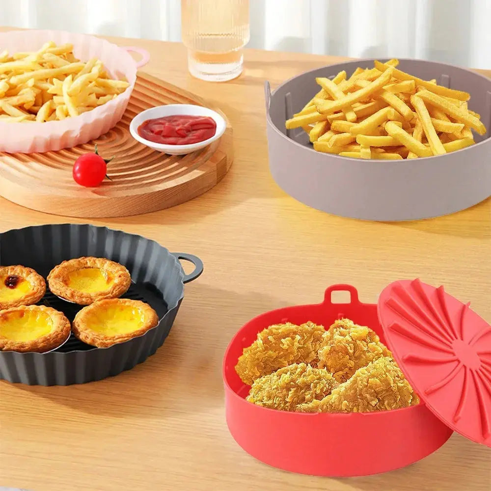 Square Silicone Air Fryer Liner – Reusable – view 2