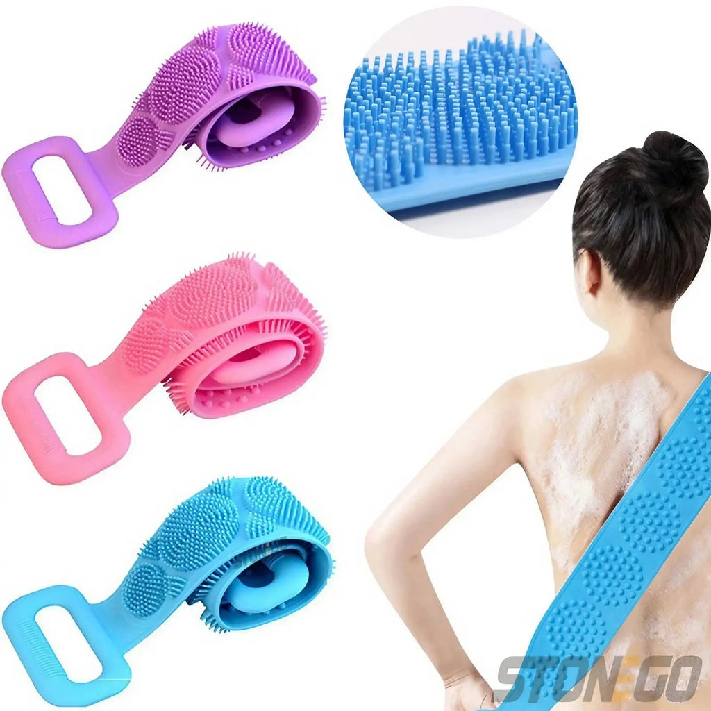 Silicone Back Scrubber – Double-Sided Bath Brush