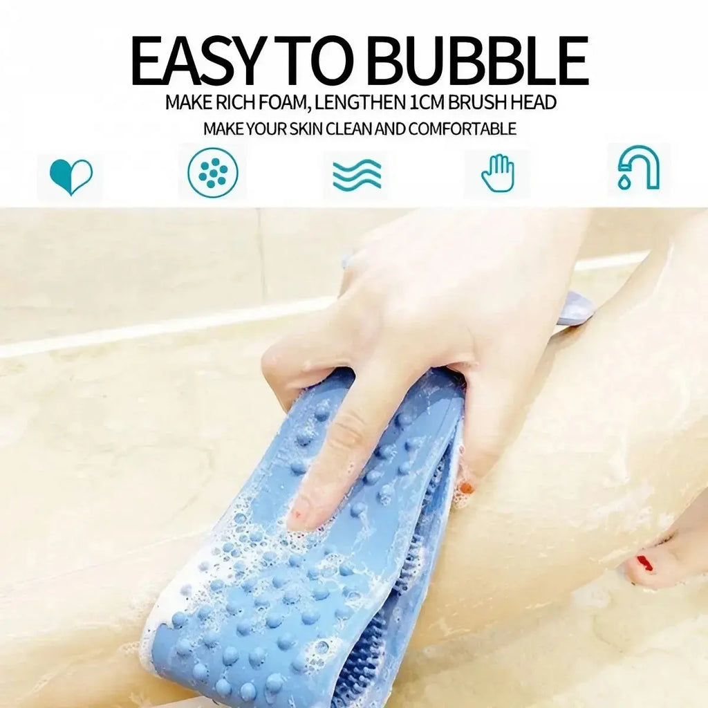 Silicone Back Scrubber – Double-Sided Bath Brush – view 4
