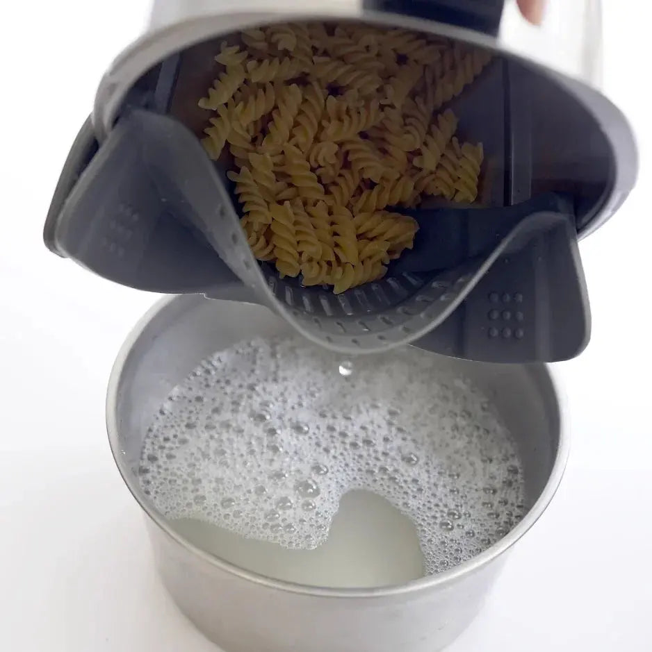 Clip-On Silicone Strainer for Pots & Pans – view 2