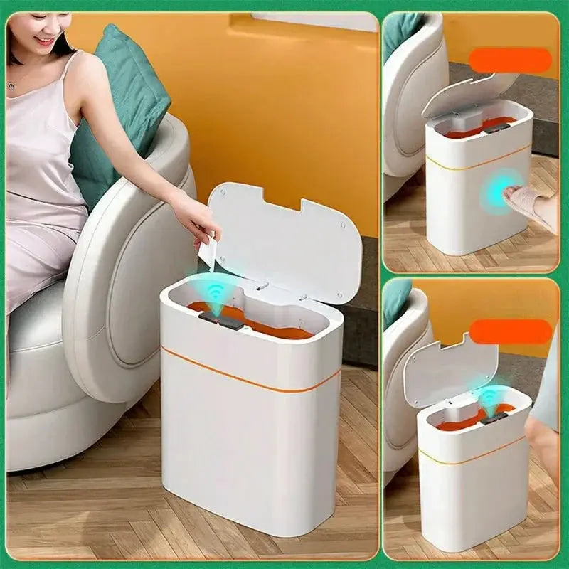 Touchless Smart Trash Can with Motion Sensor