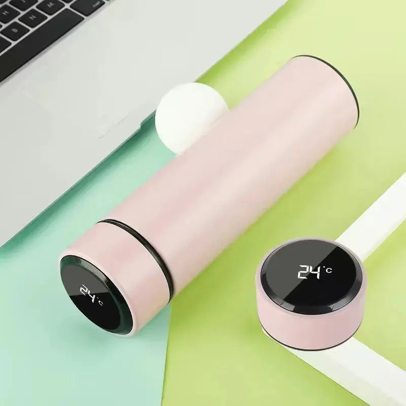 Smart Thermos with LED Temperature Display
