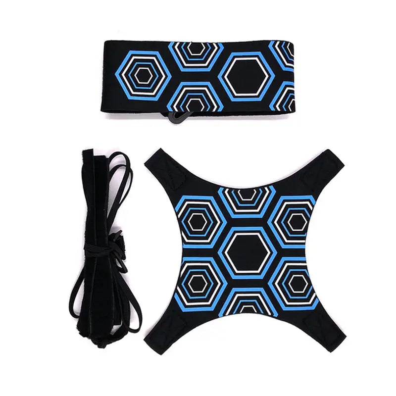Soccer Ball Juggle Bags Children Auxiliary Circling Belt Kids Football Training Equipment Kick Solo Soccer Trainer Dropshipping
