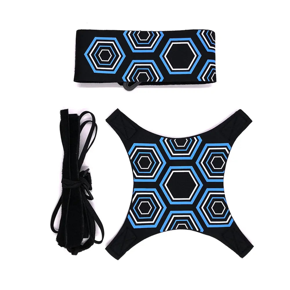 Soccer Ball Juggle Bags Children Auxiliary Circling Belt Kids Football Training Equipment Kick Solo Soccer Trainer Dropshipping