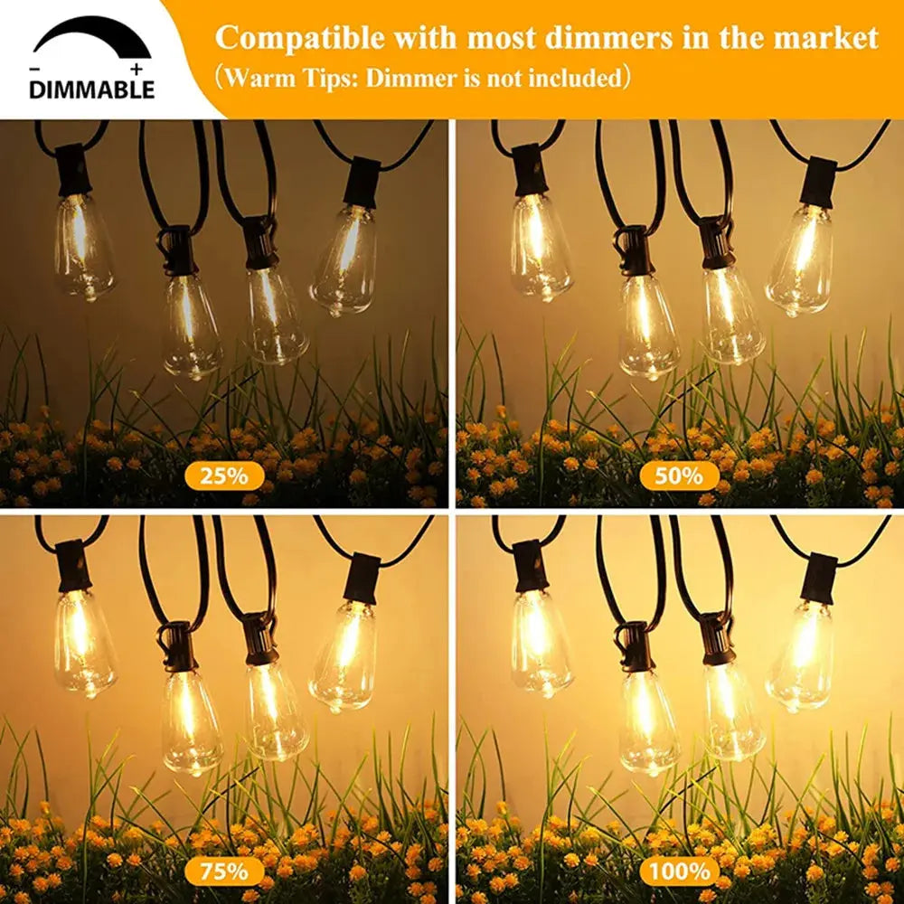 Outdoor Globe LED String Lights – Waterproof – view 4