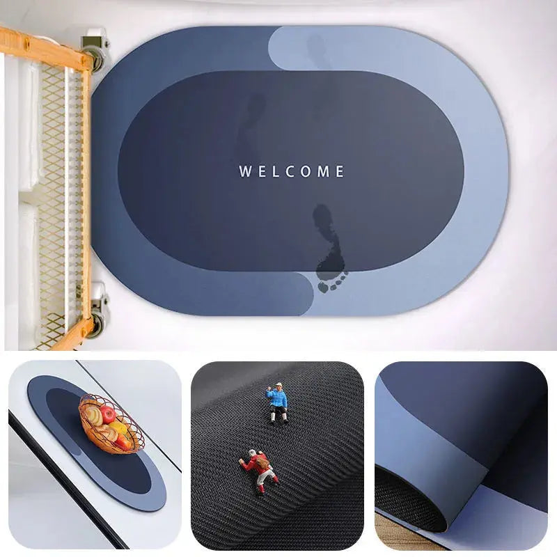 Super Absorbent Non-Slip Bath Mat – Quick Dry – view 2
