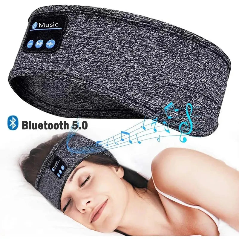 Wireless Bluetooth Sleeping Headphones Sports Headband Soft Elastic Comfortable