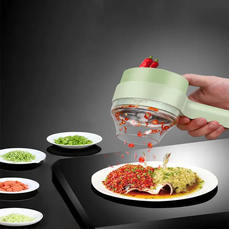 Cordless Electric Vegetable Cutter & Garlic Chopper – view 3