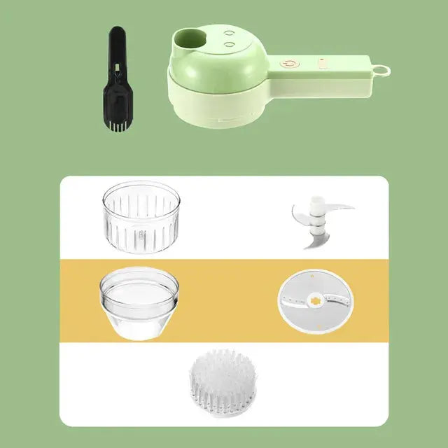 Cordless Electric Vegetable Cutter & Garlic Chopper – view 4
