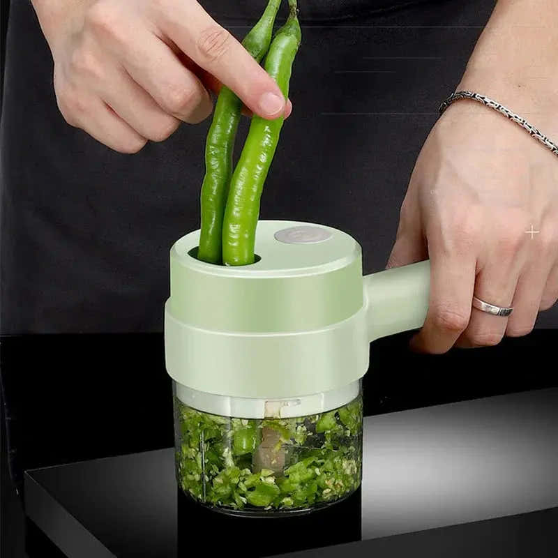 Cordless Electric Vegetable Cutter & Garlic Chopper – view 2