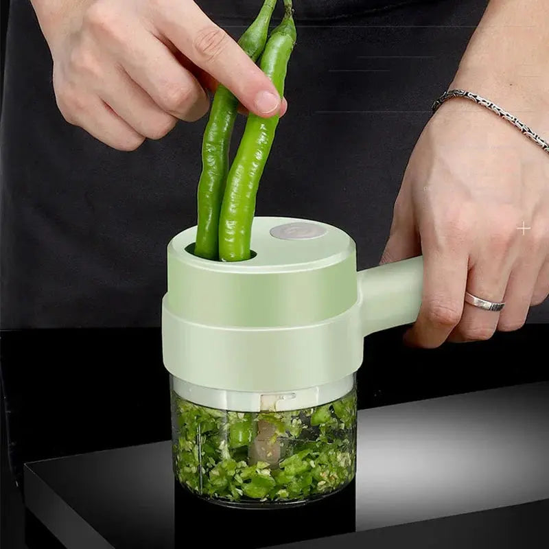 Cordless Electric Vegetable Cutter & Garlic Chopper – view 2