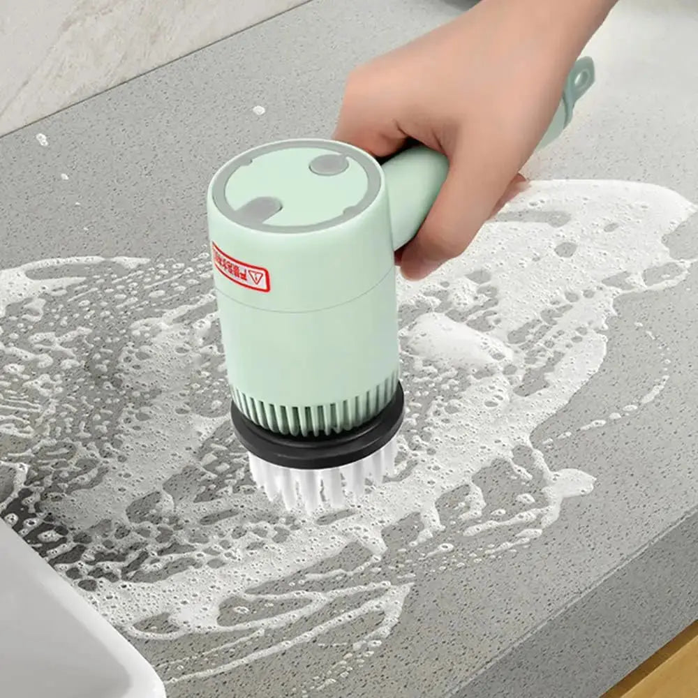 Electric Spin Scrubber with 5 Brush Heads – view 4